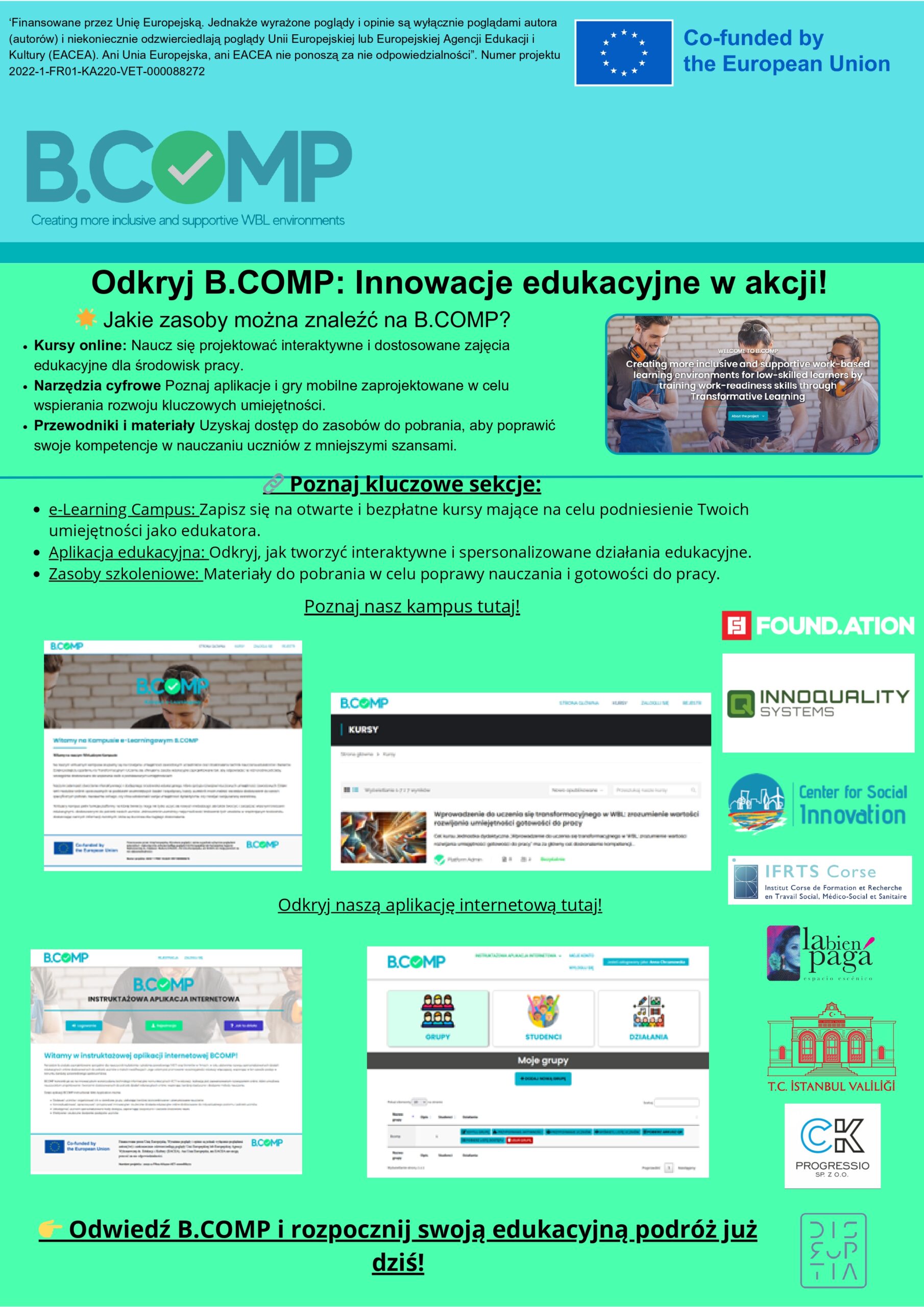 Odkryj B.COMP: Innowacja edukacyjna w działaniu 4. biuletyn informacyjny