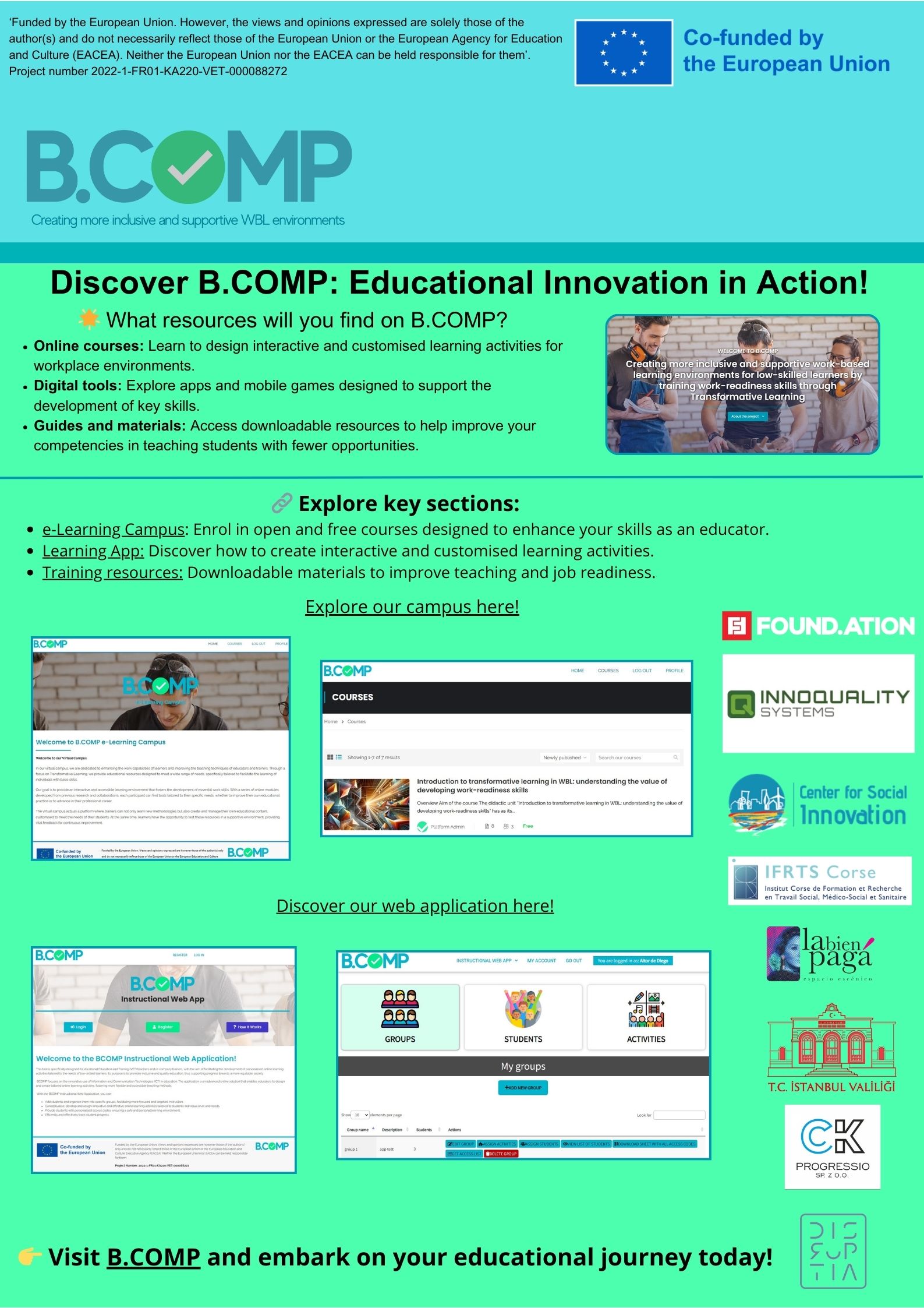 Discover B.COMP: Educational Innovation in Action 4th newsletter