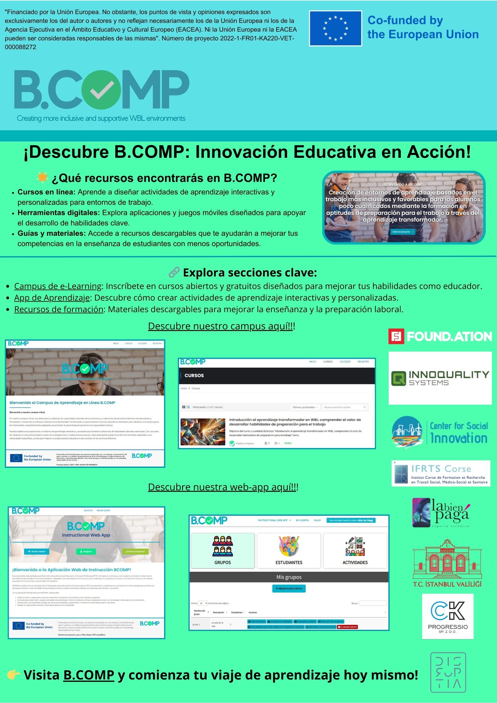 Descubre B.COMP: Innovación Educativa en Acción 4ª Newsletter