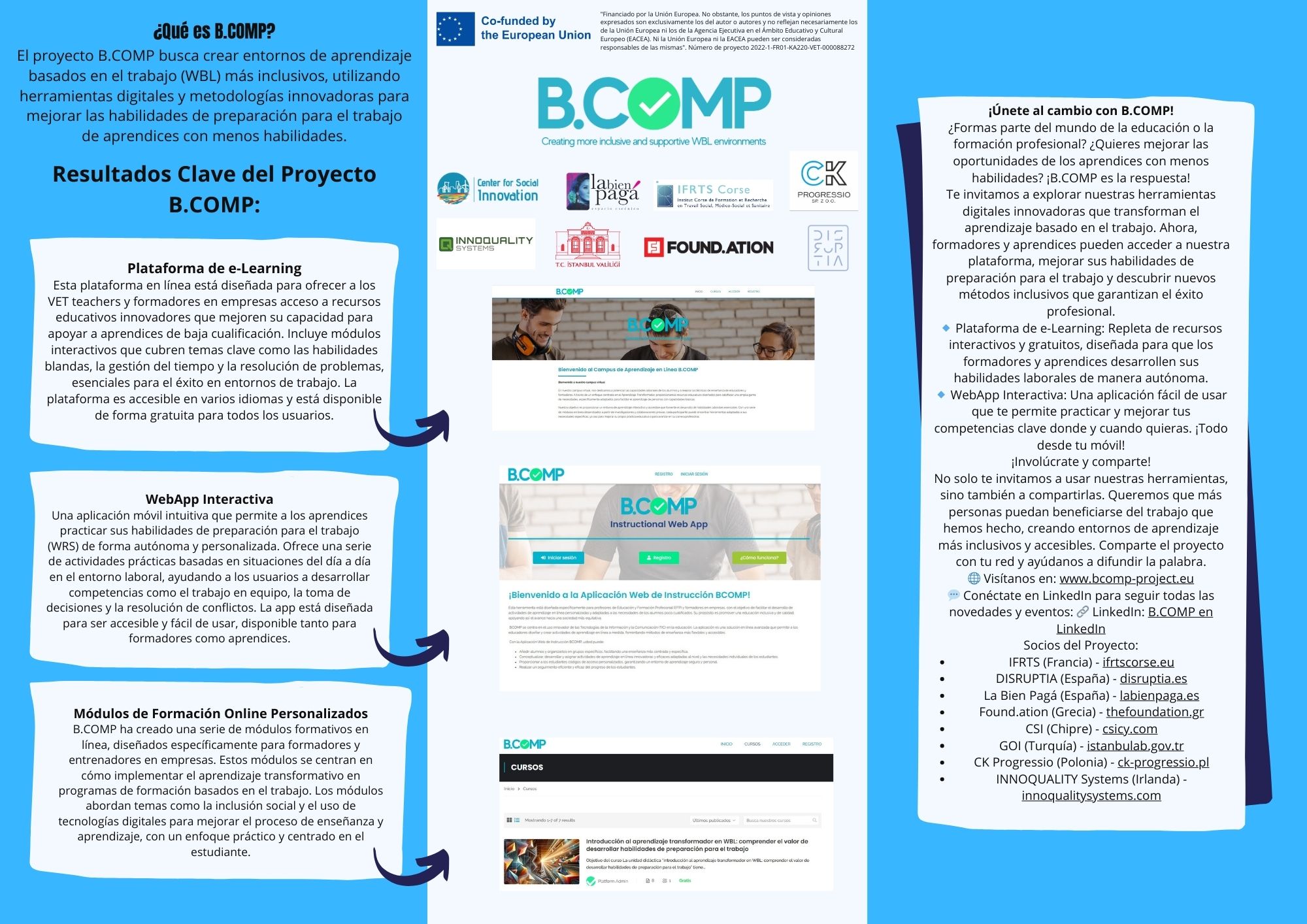 Descubre B.COMP: Aprendizaje Inclusivo Basado en el Trabajo